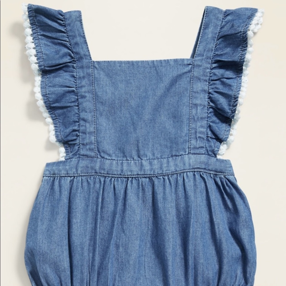 Old Navy Denim bubble romper